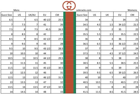 gucci mens sneakers size chart|Gucci shoe size to us.